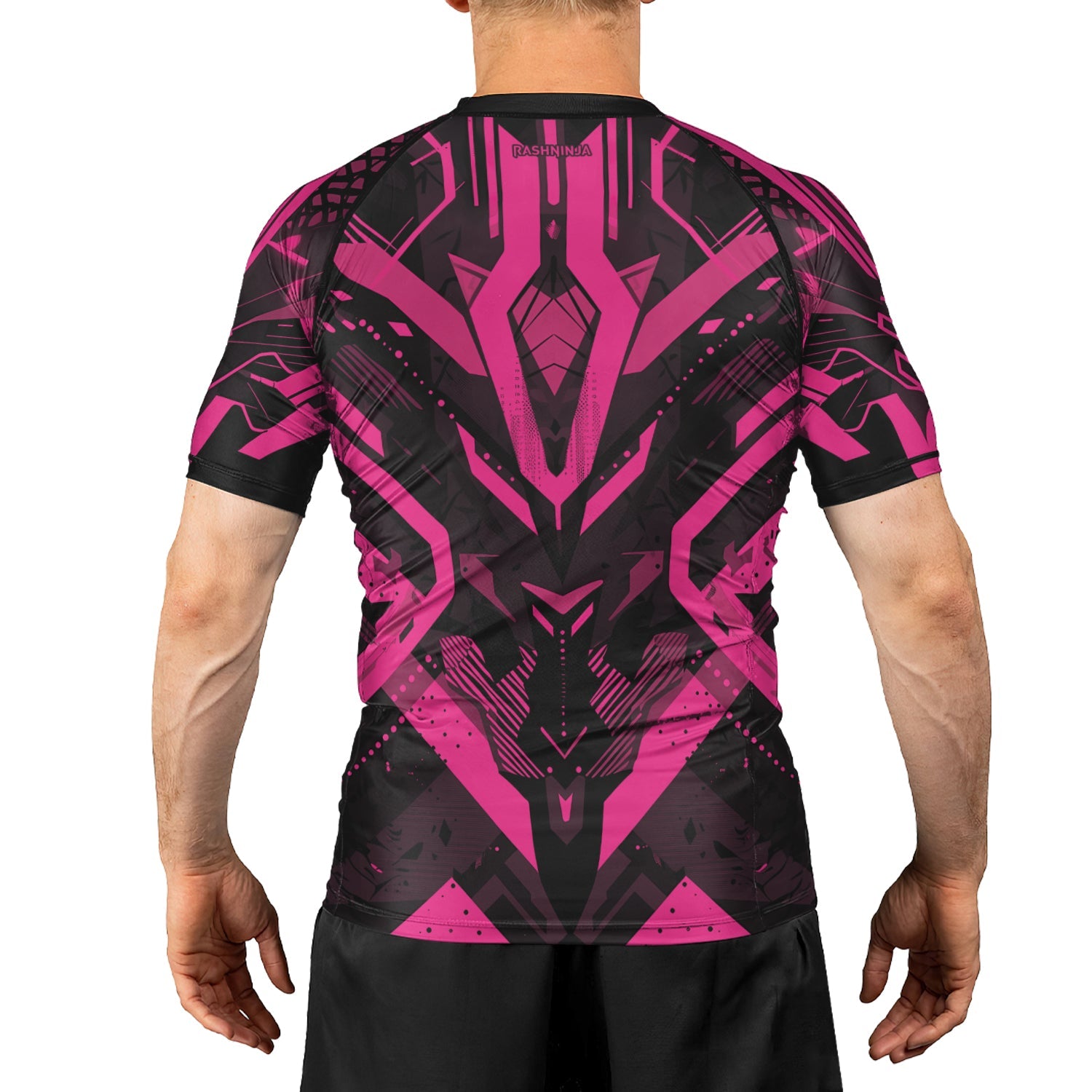 Rashninja Cyber Mech Guardian Men's Short Sleeve Rash Guard
