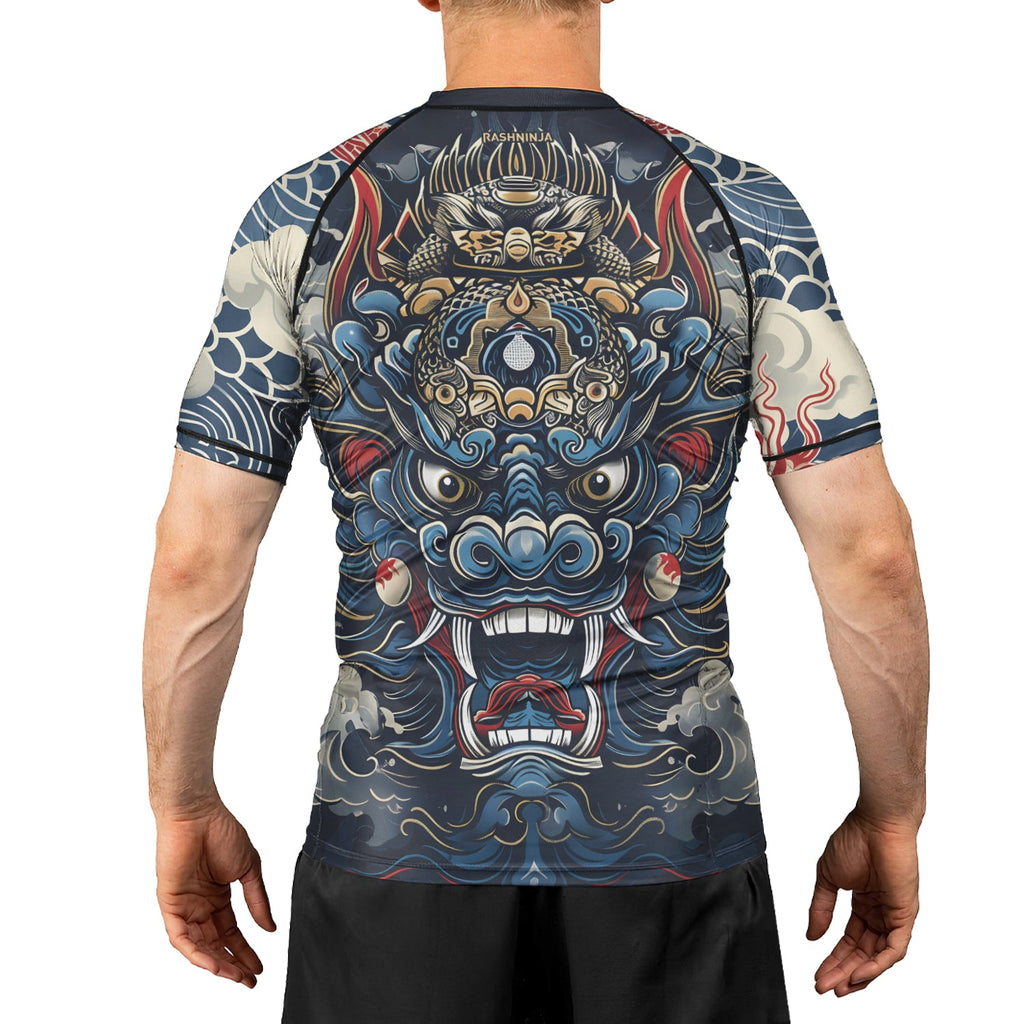 Rashninja Dragon Fury Reign Men's Short Sleeve Rash Guard