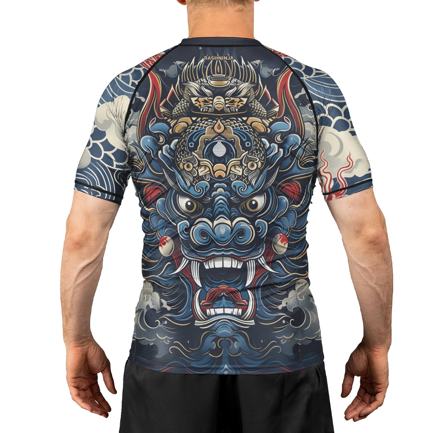 Rashninja Dragon Fury Reign Men's Short Sleeve Rash Guard