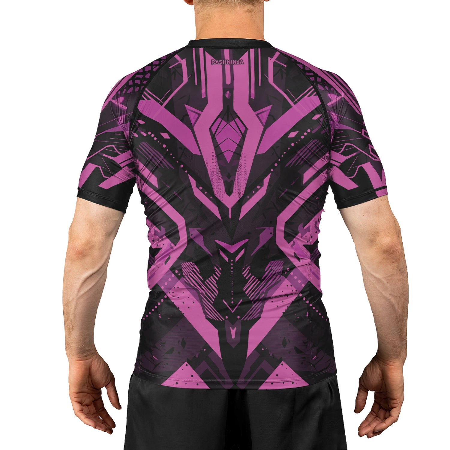 Rashninja Cyber Mech Guardian Men's Short Sleeve Rash Guard