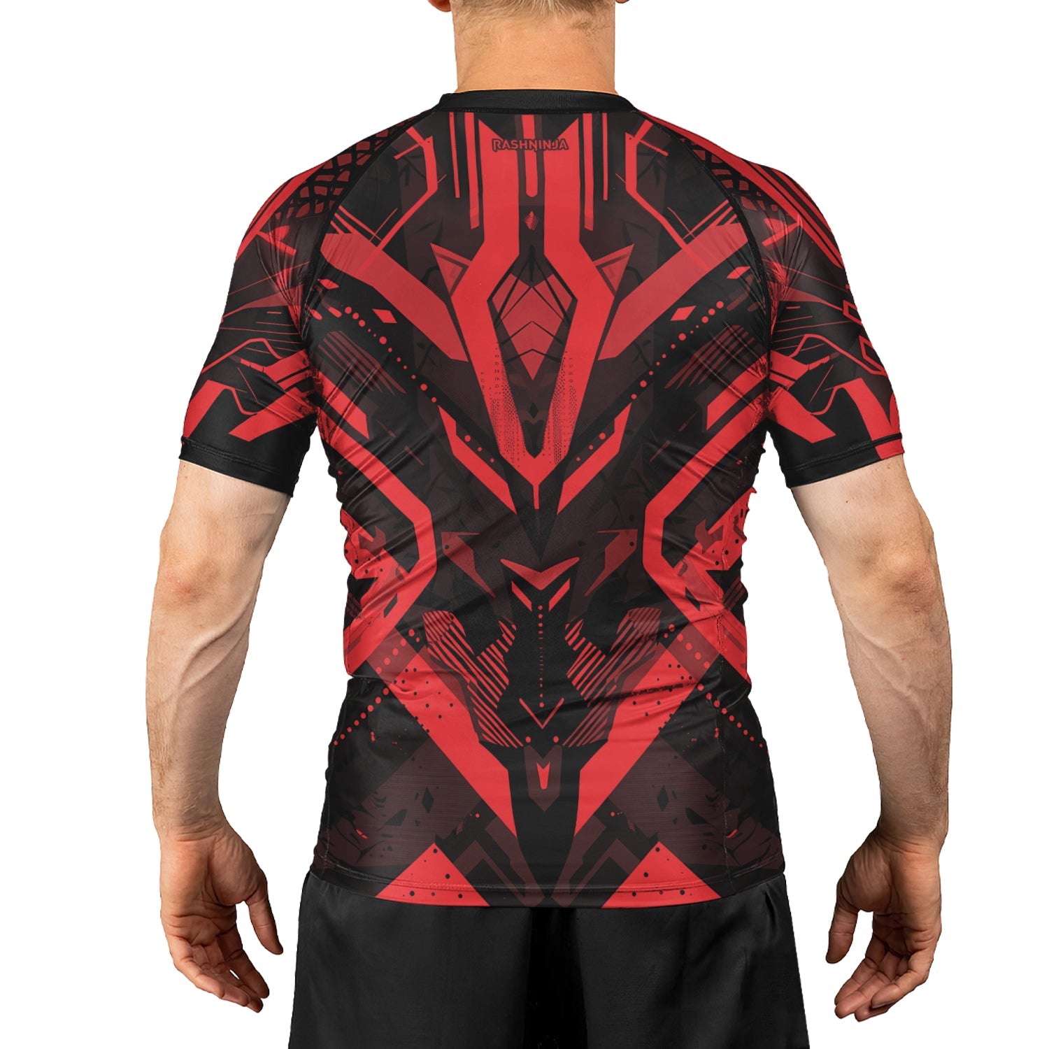 Rashninja Cyber Mech Guardian Men's Short Sleeve Rash Guard