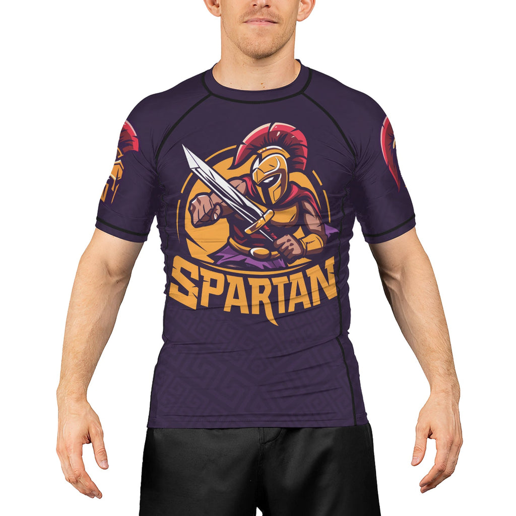 Rashninja Spartan Defender Men's Short Sleeve Rash Guard