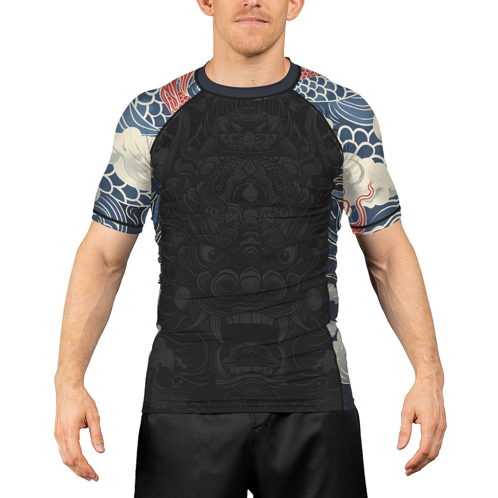 Rashninja Dragon Fury Reign Men's Short Sleeve Rash Guard
