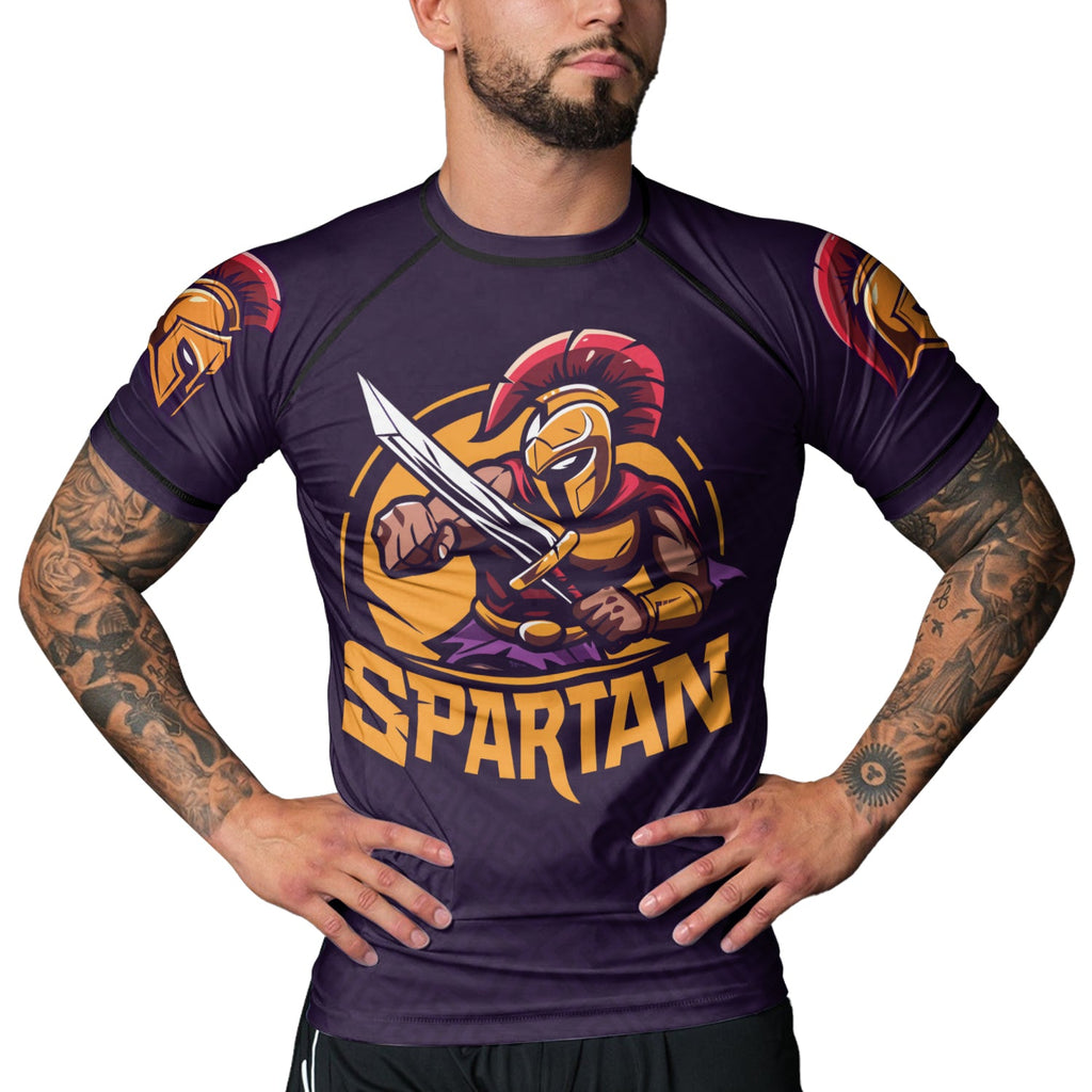 Rashninja Spartan Defender Men's Short Sleeve Rash Guard