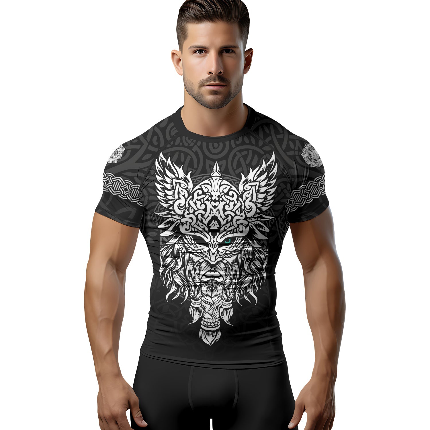 Rashninja Valhalla King Men's Short Sleeve Rash Guard