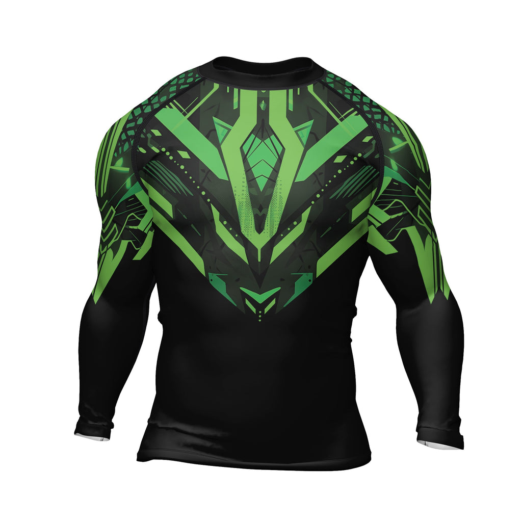 Rashninja Cyber Mech Guardian Men's Long Sleeve Rash Guard