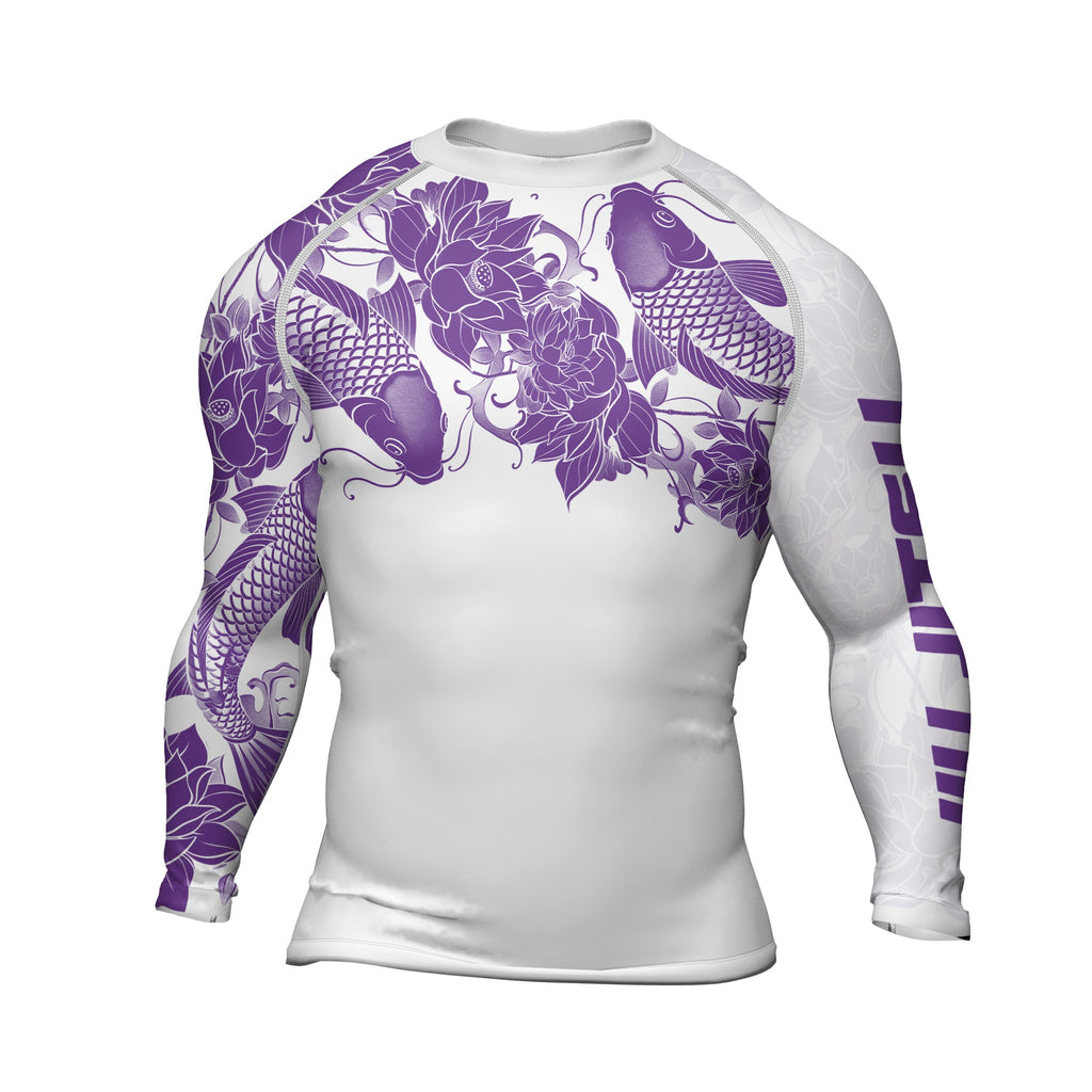 Rashninja Samurai Koi Harmony Men's Long Sleeve Rash Guard