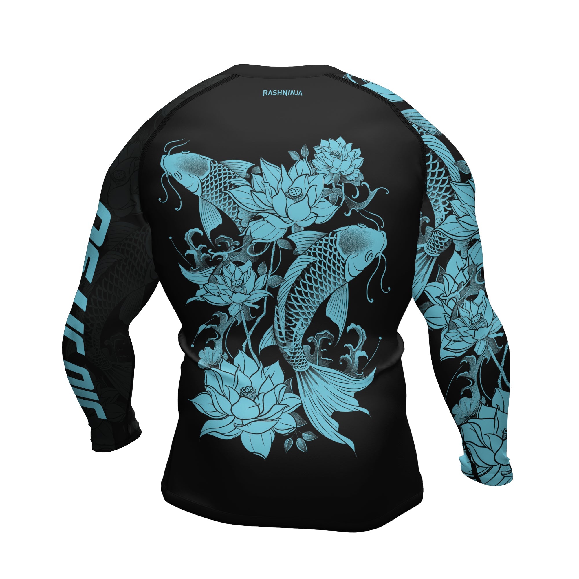 Rashninja Samurai Koi Harmony Men's Long Sleeve Rash Guard
