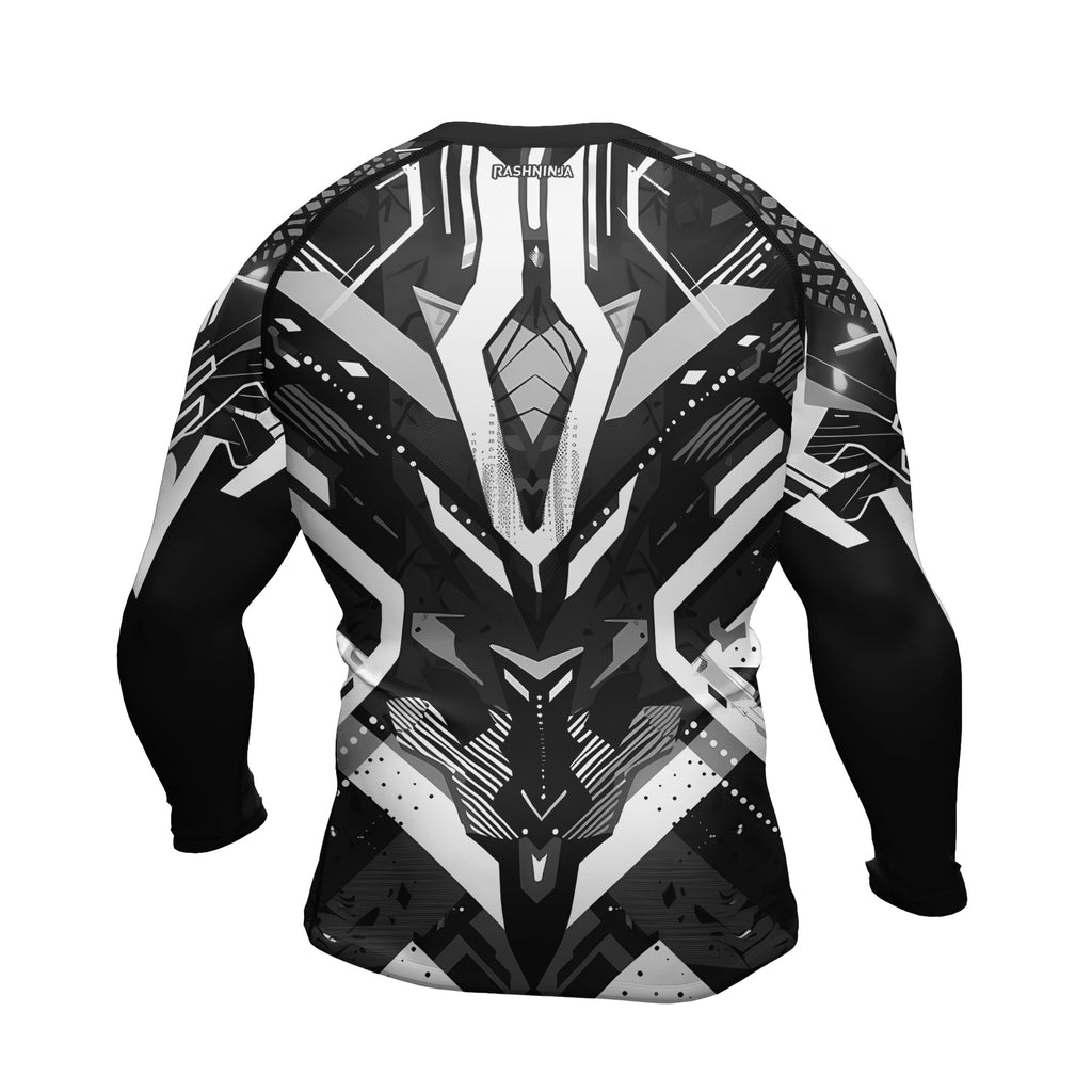 Rashninja Cyber Mech Guardian Men's Long Sleeve Rash Guard