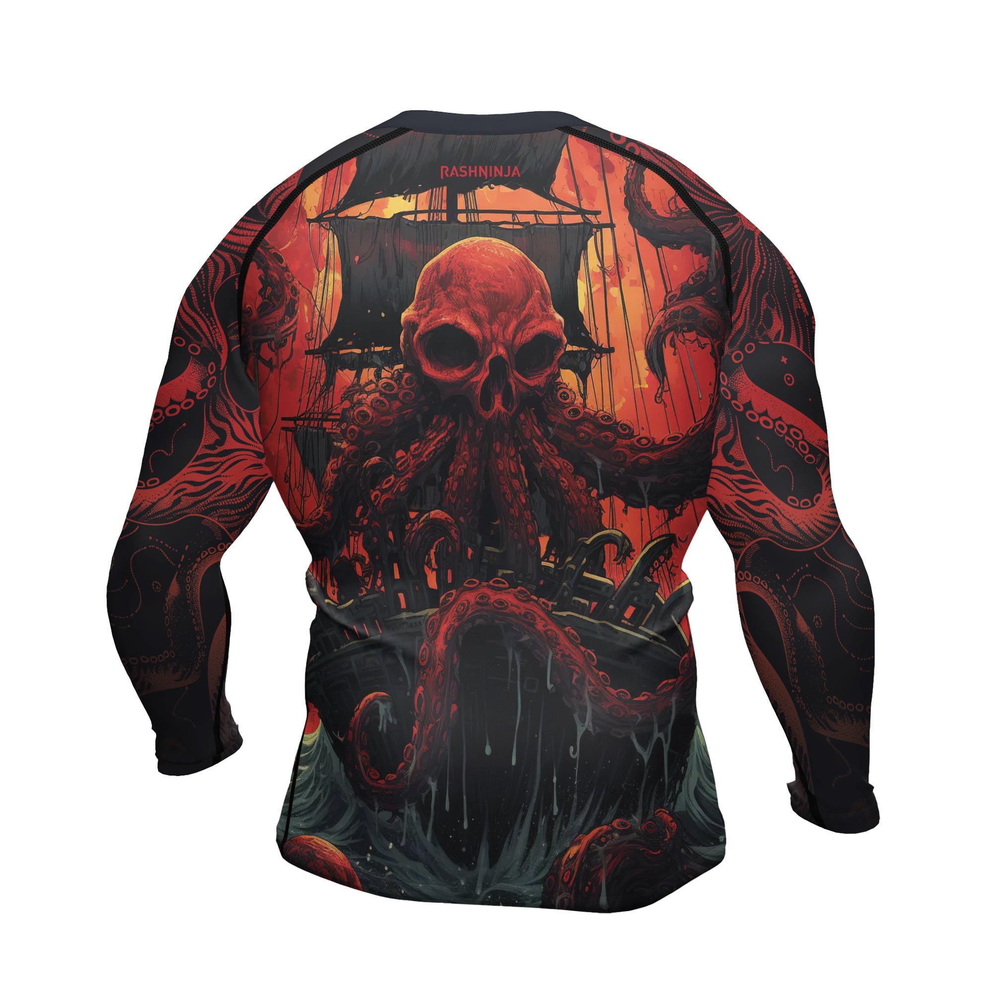Rashninja Octopus Havoc Men's Long Sleeve Rash Guard