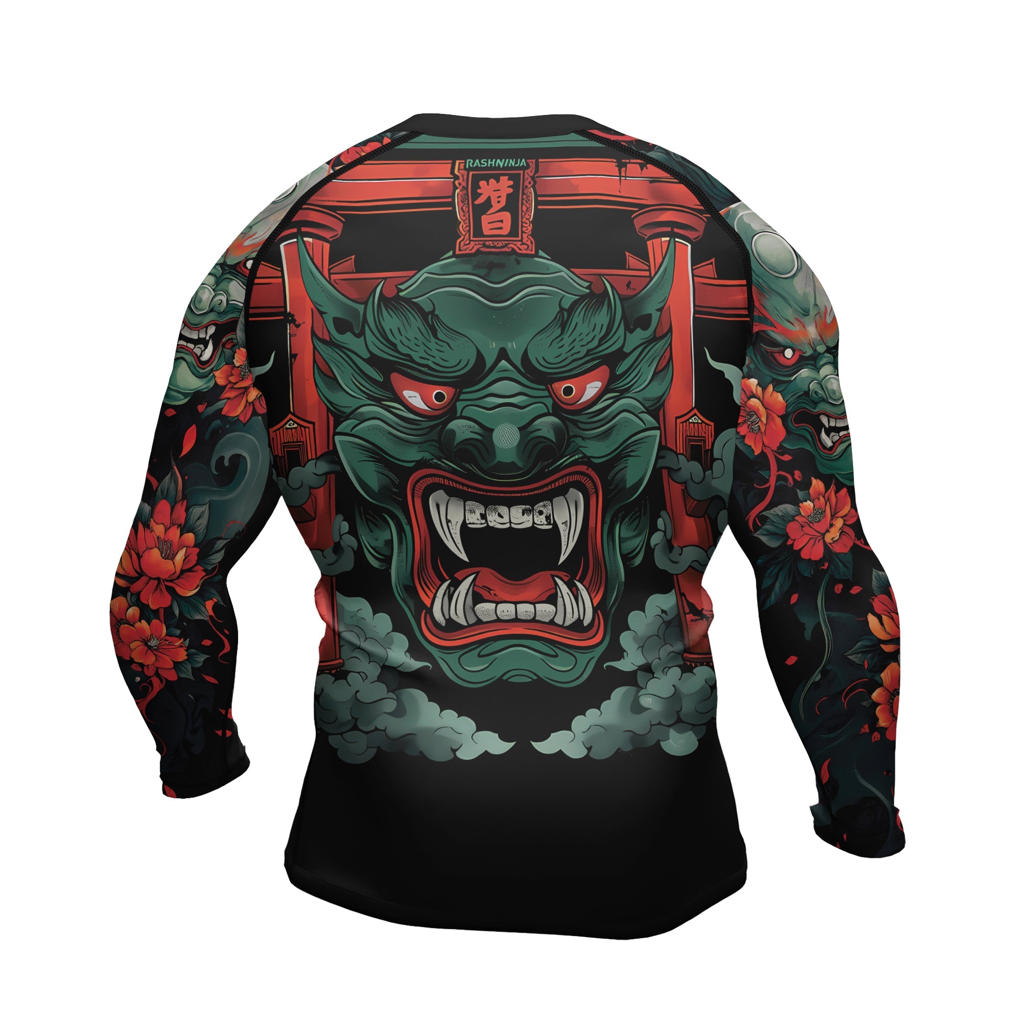 Rashninja Samurai Oni Wrath Men's Long Sleeve Rash Guard