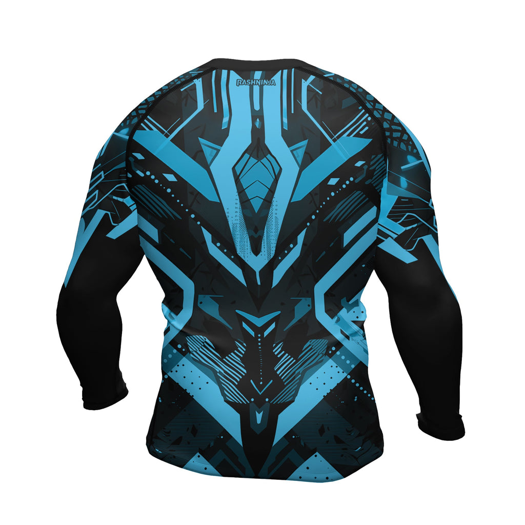 Rashninja Cyber Mech Guardian Men's Long Sleeve Rash Guard