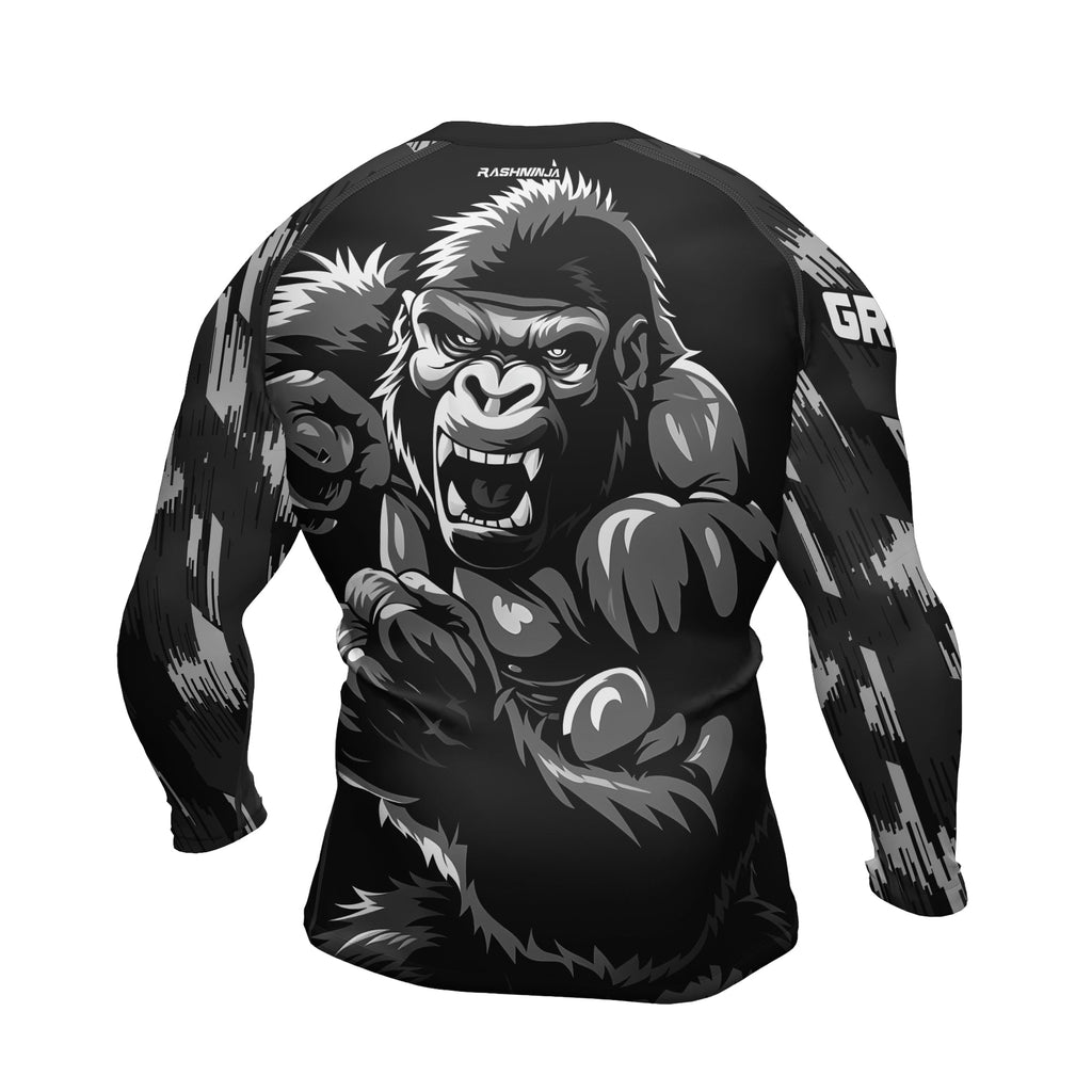 Rashninja Gorilla Roar Dominator Men's Long Sleeve Rash Guard