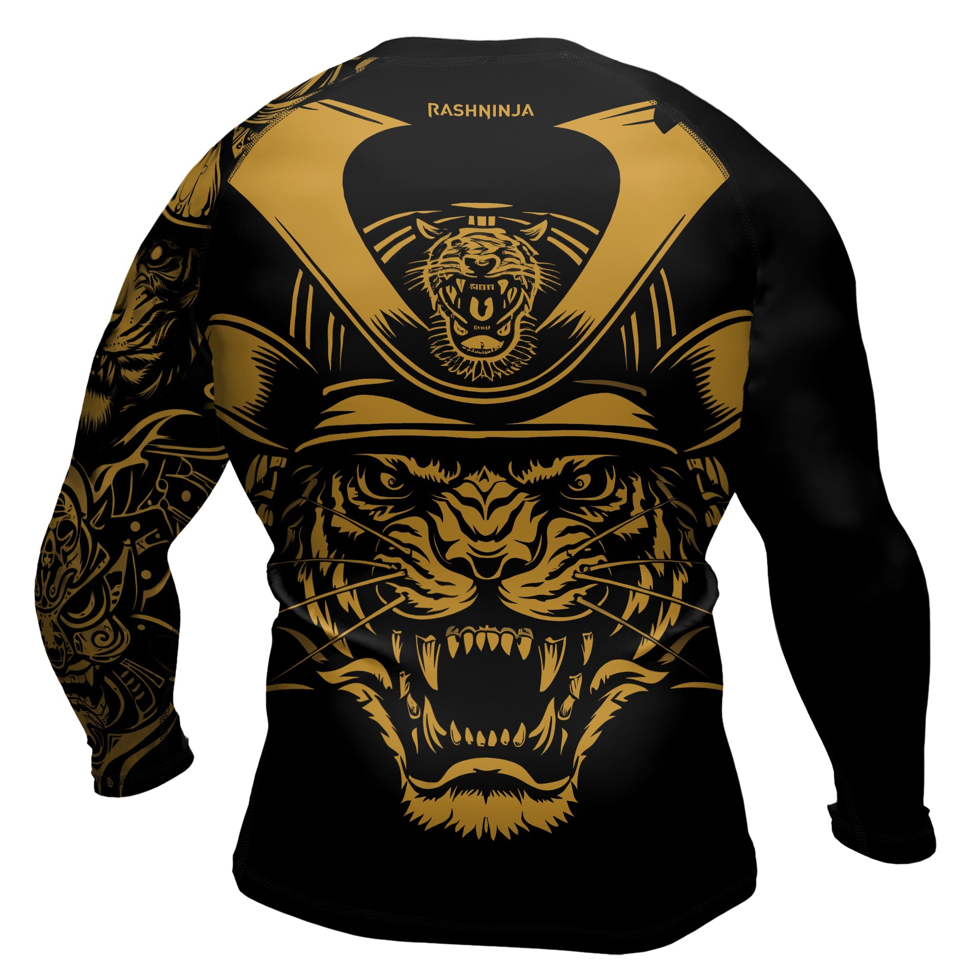 Rashninja Tiger Samurai Men's Long Sleeve Rash Guard