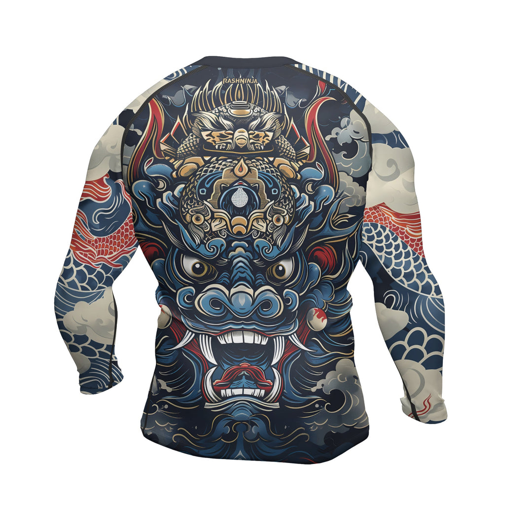 Rashninja Dragon Fury Reign Men's Long Sleeve Rash Guard