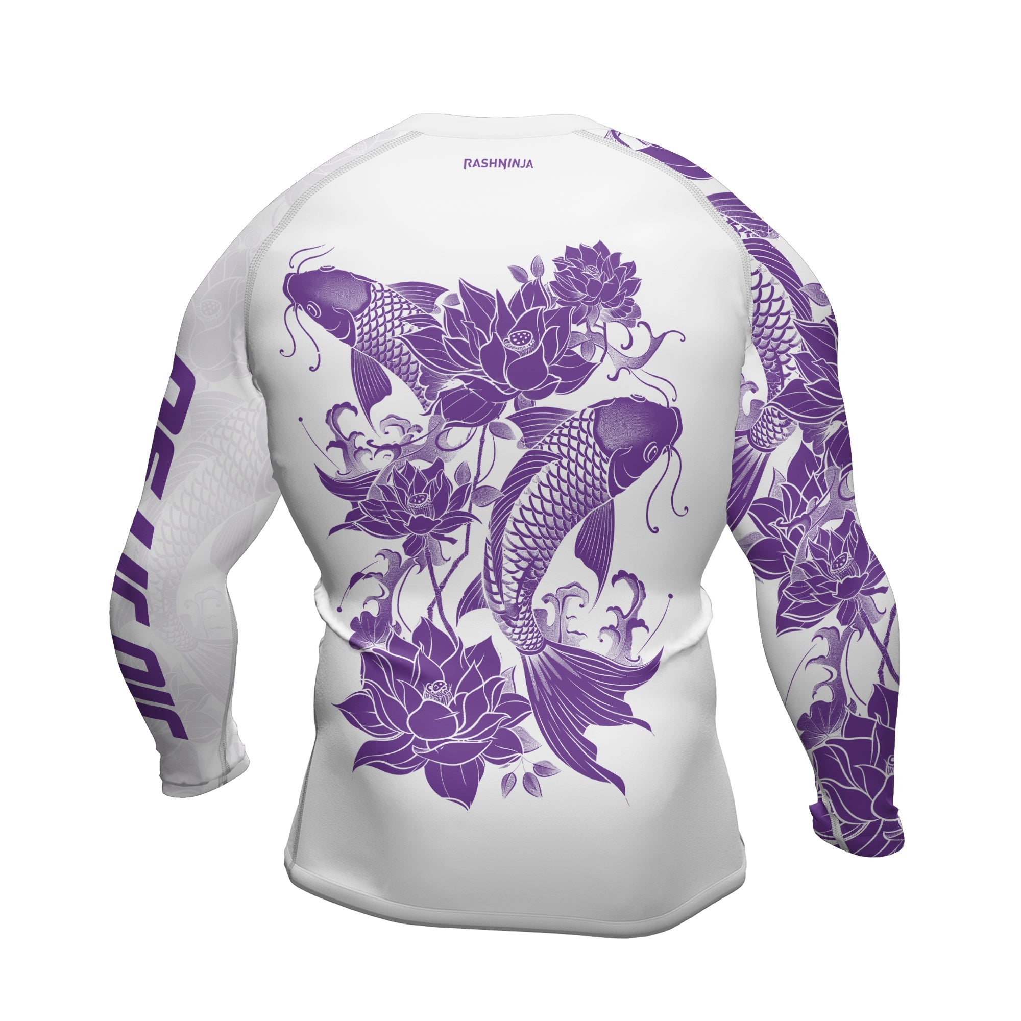 Rashninja Samurai Koi Harmony Men's Long Sleeve Rash Guard