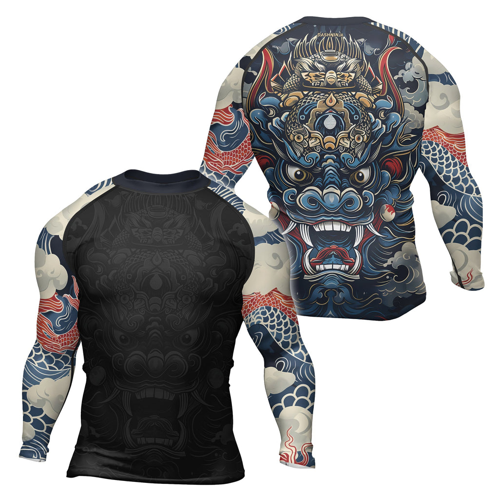 Rashninja Dragon Fury Reign Men's Long Sleeve Rash Guard