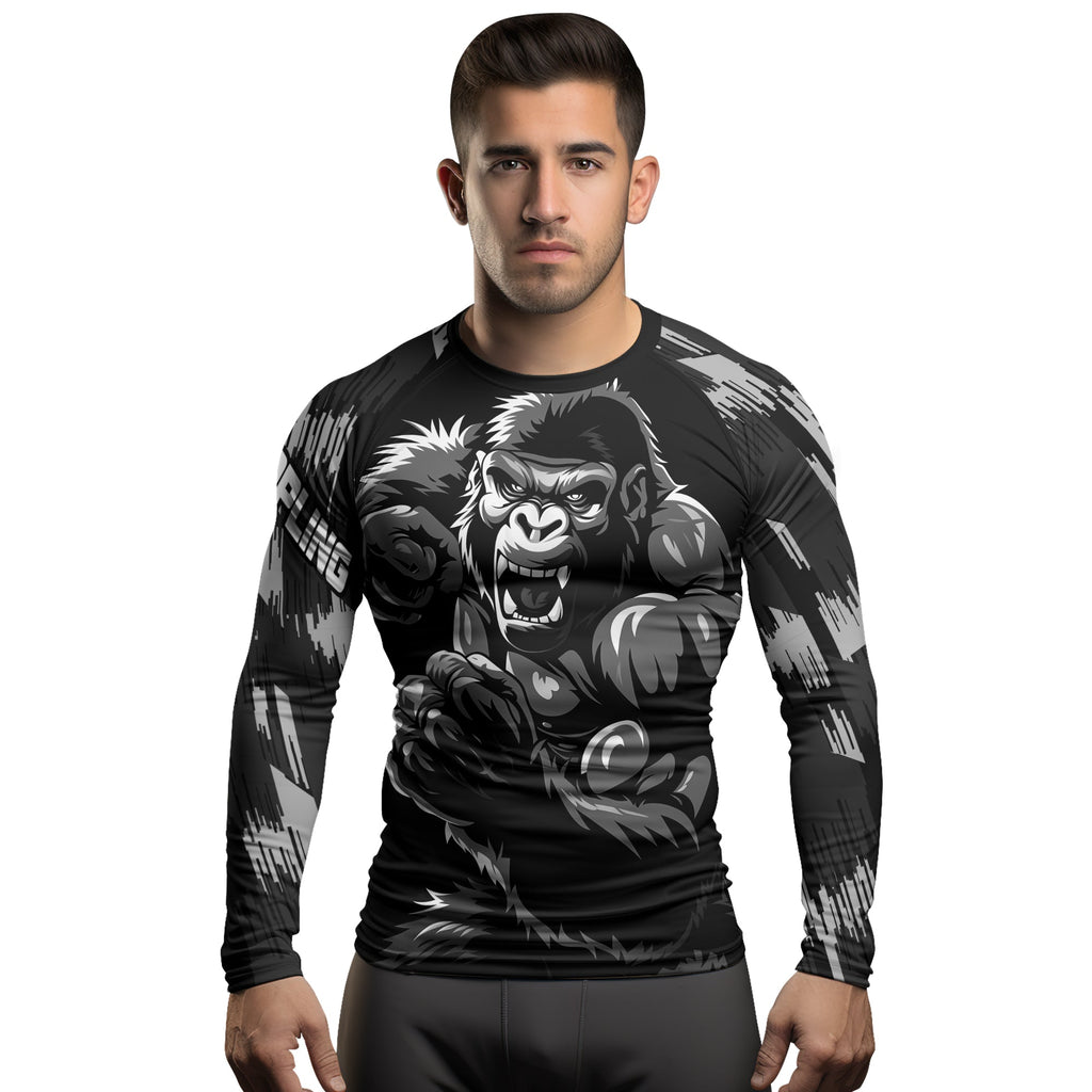 Rashninja Gorilla Roar Dominator Men's Long Sleeve Rash Guard