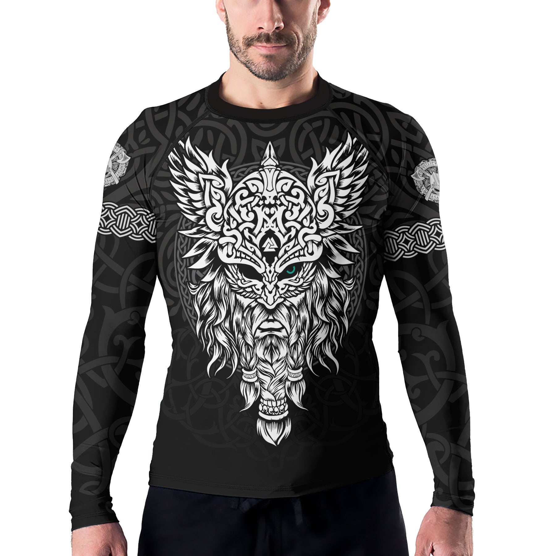 Rashninja Valhalla King Men's Long Sleeve Rash Guard