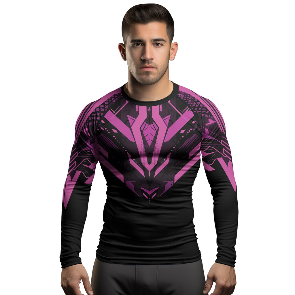 Rashninja Cyber Mech Guardian Men's Long Sleeve Rash Guard