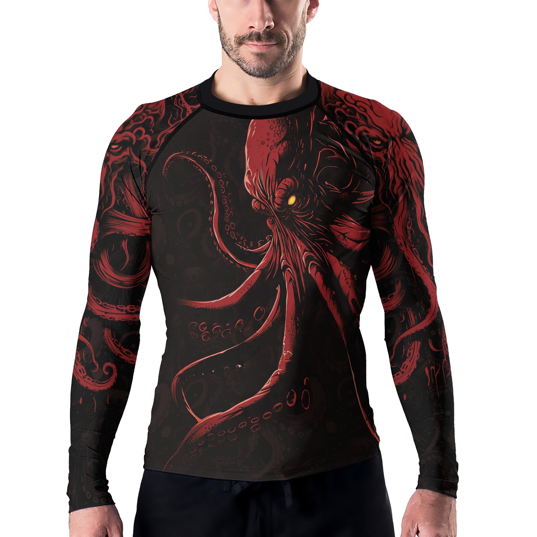 Rashninja Tentacle Tyrant Men's Long Sleeve Rash Guard