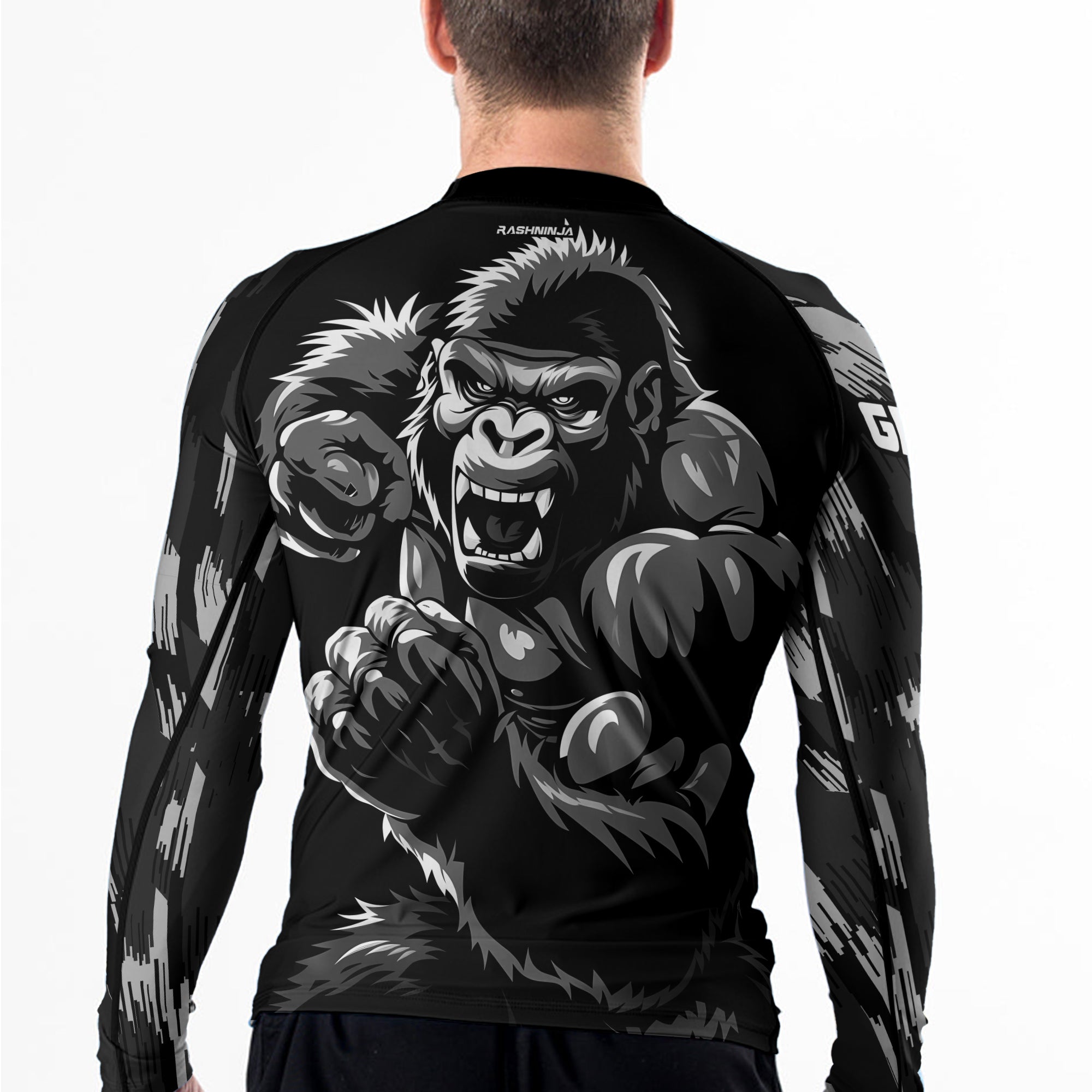 Rashninja Gorilla Roar Dominator Men's Long Sleeve Rash Guard