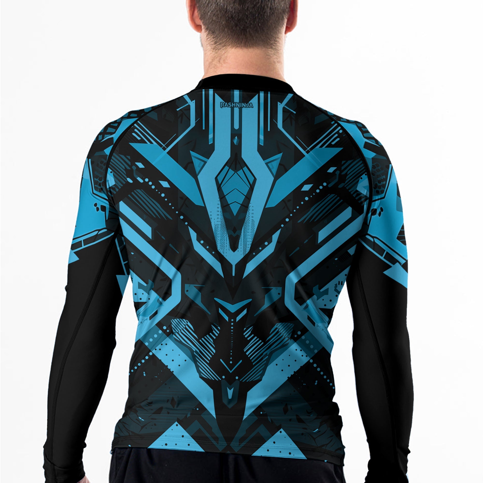 Rashninja Cyber Mech Guardian Men's Long Sleeve Rash Guard