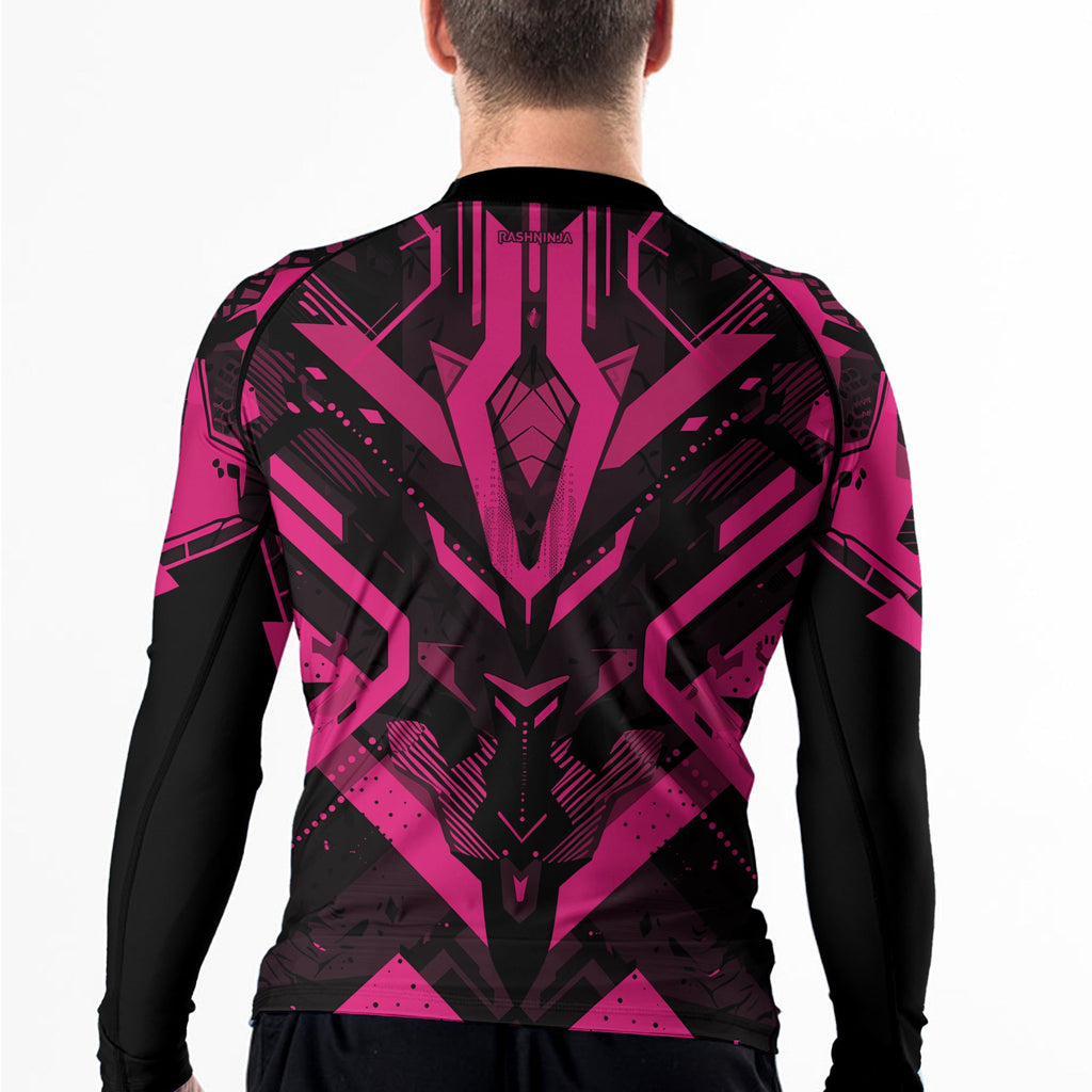 Rashninja Cyber Mech Guardian Men's Long Sleeve Rash Guard