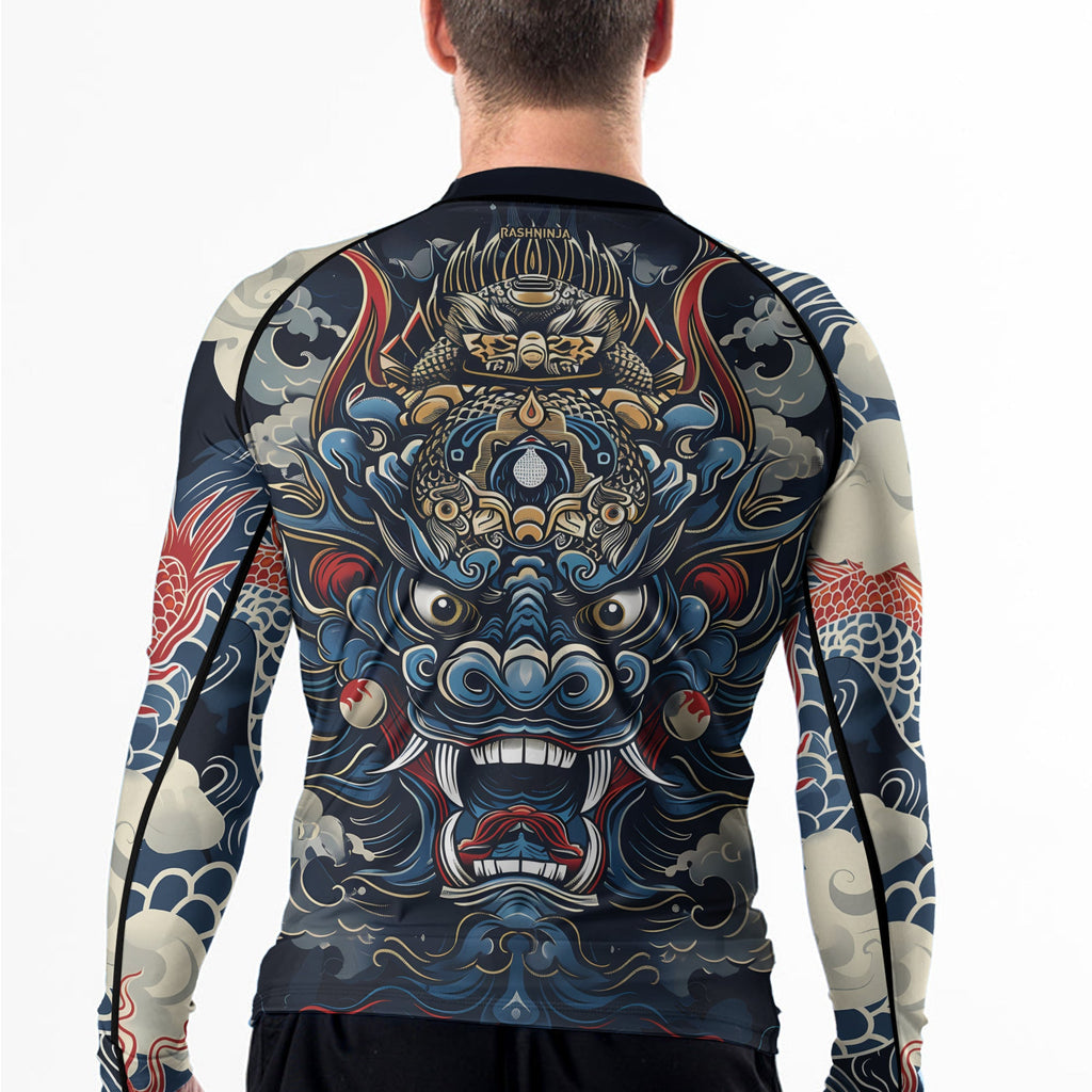 Rashninja Dragon Fury Reign Men's Long Sleeve Rash Guard