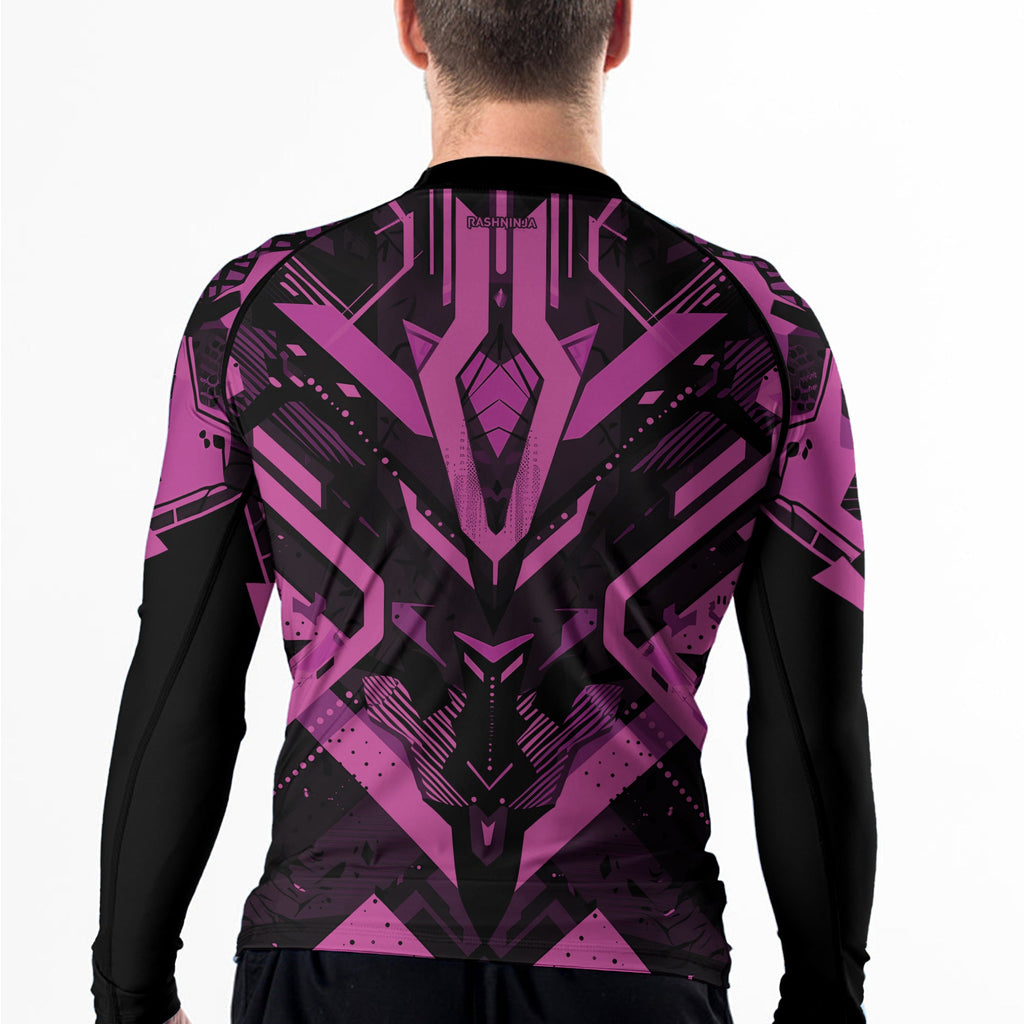 Rashninja Cyber Mech Guardian Men's Long Sleeve Rash Guard