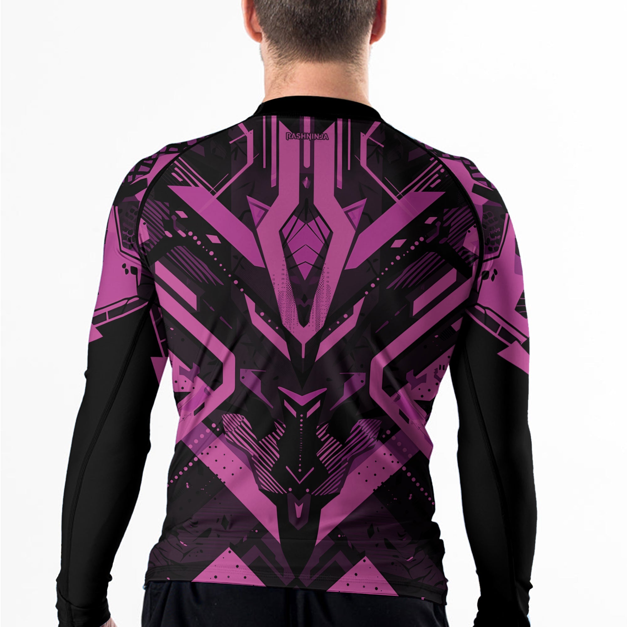 Rashninja Cyber Mech Guardian Men's Long Sleeve Rash Guard
