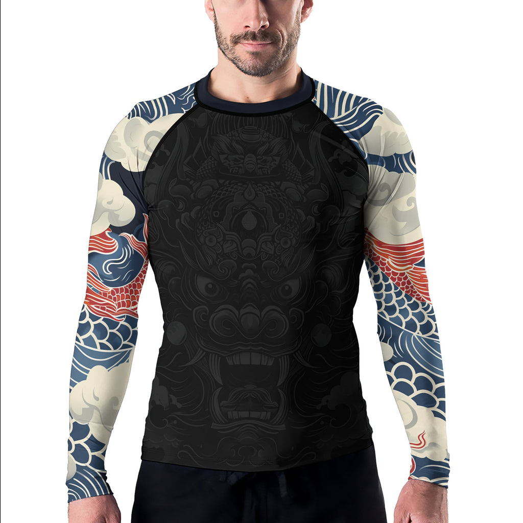 Rashninja Dragon Fury Reign Men's Long Sleeve Rash Guard