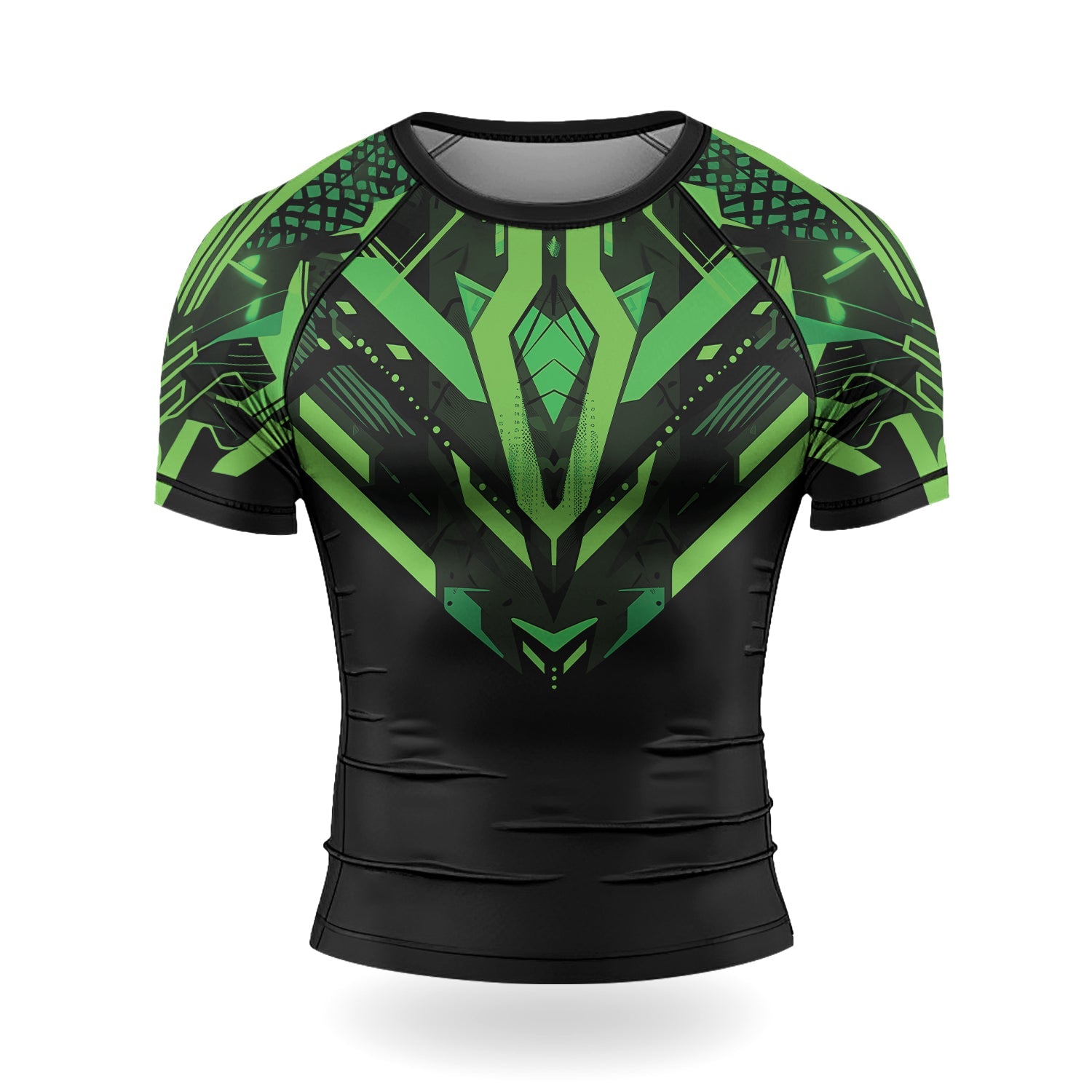 Rashninja Cyber Mech Guardian Men's Short Sleeve Rash Guard