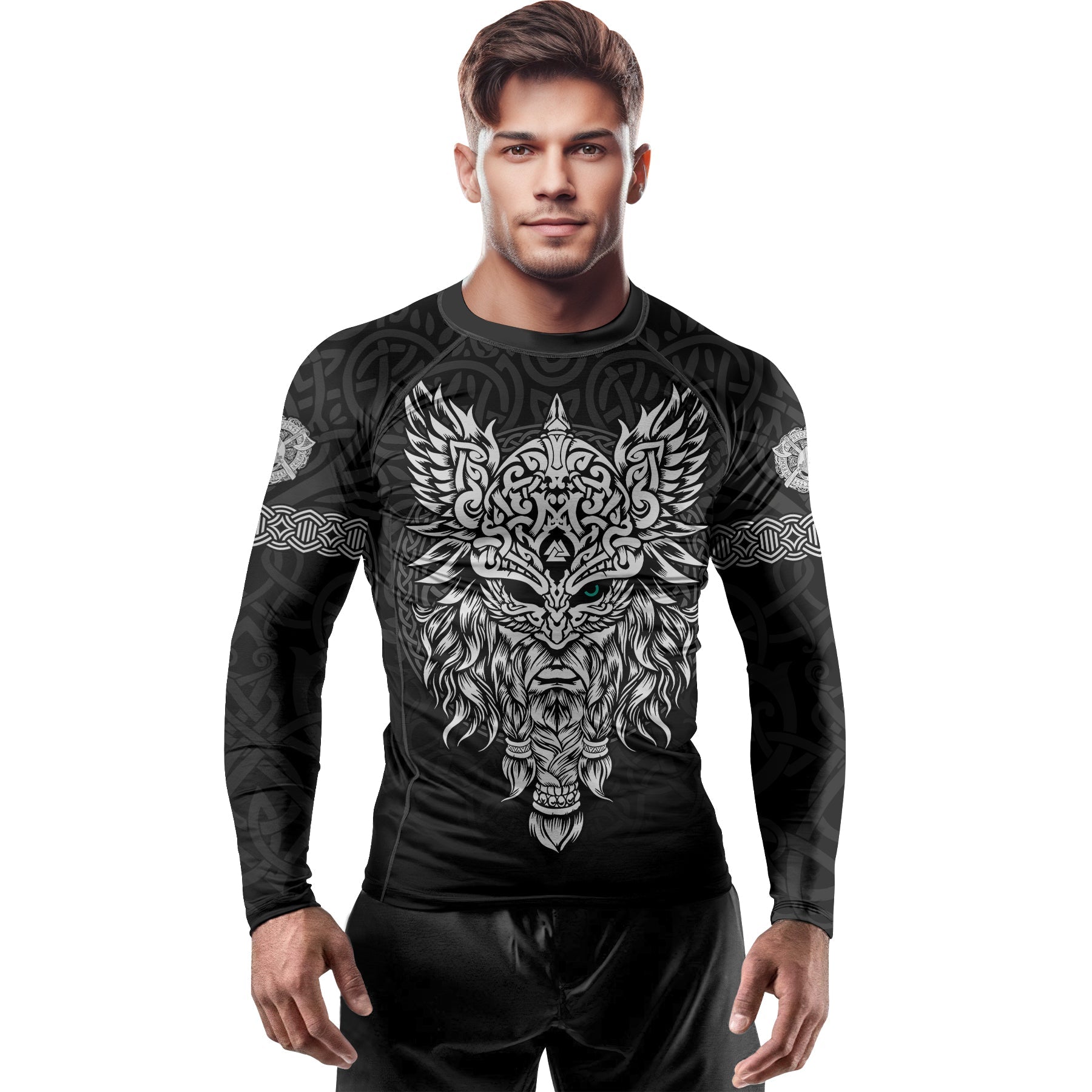 Rashninja Valhalla King Men's Long Sleeve Rash Guard
