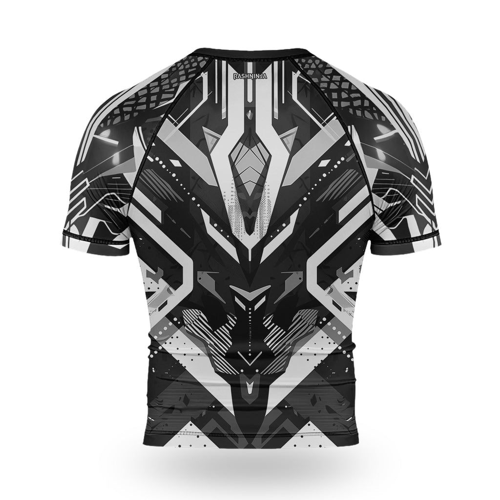 Rashninja Cyber Mech Guardian Men's Short Sleeve Rash Guard