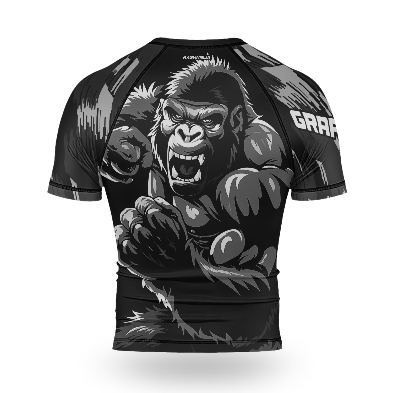 Rashninja Gorilla Roar Dominator Men's  Short Sleeve Rash Guard