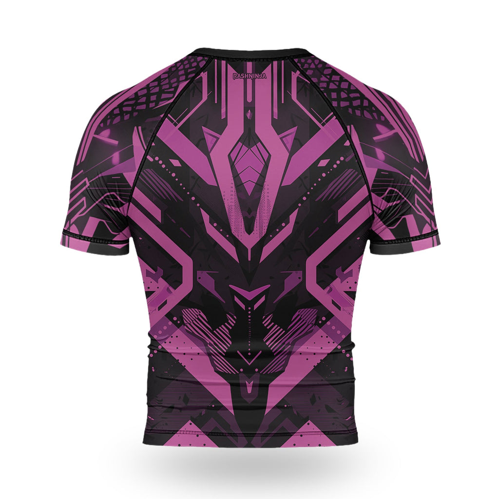 Rashninja Cyber Mech Guardian Men's Short Sleeve Rash Guard