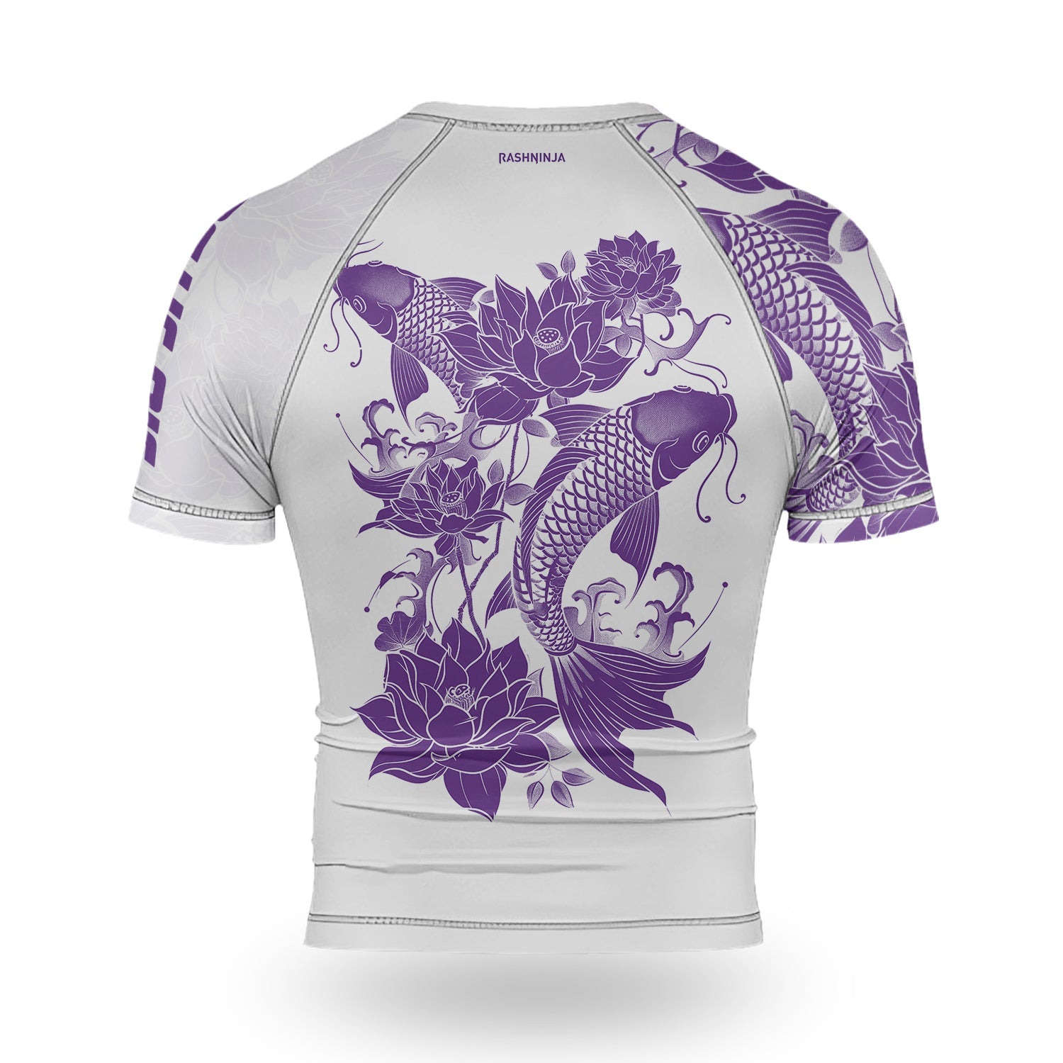 Rashninja Samurai Koi Harmony Men's Short Sleeve Rash Guard