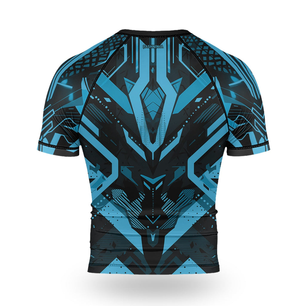 Rashninja Cyber Mech Guardian Men's Short Sleeve Rash Guard