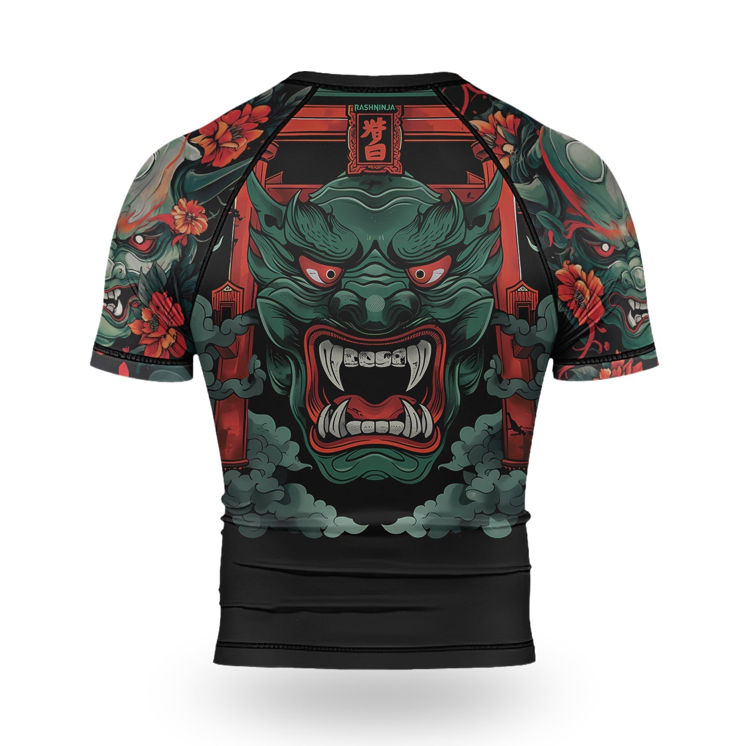 Rashninja Samurai Oni Wrath Men's Short Sleeve Rash Guard