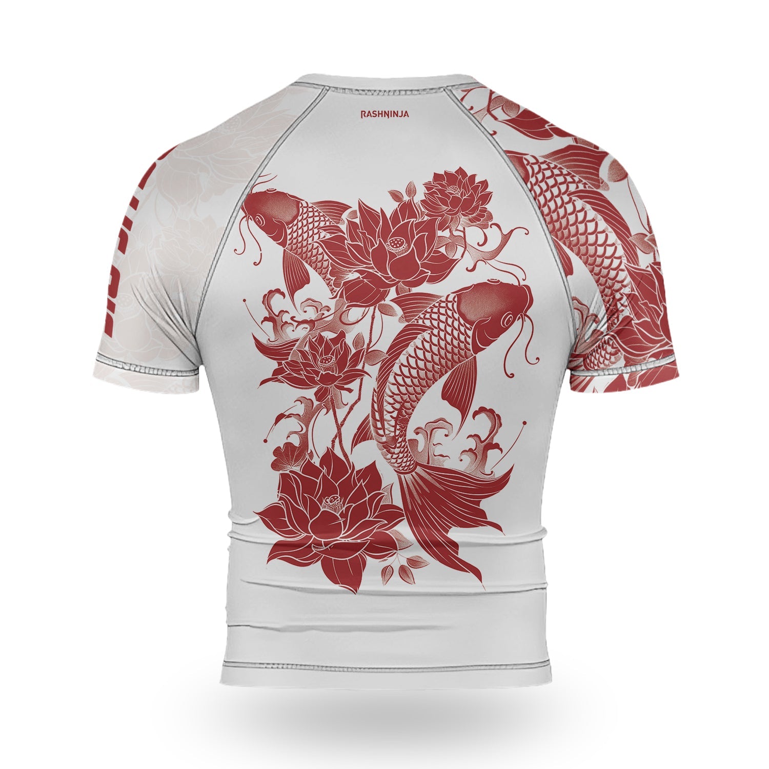 Rashninja Samurai Koi Harmony Men's Short Sleeve Rash Guard