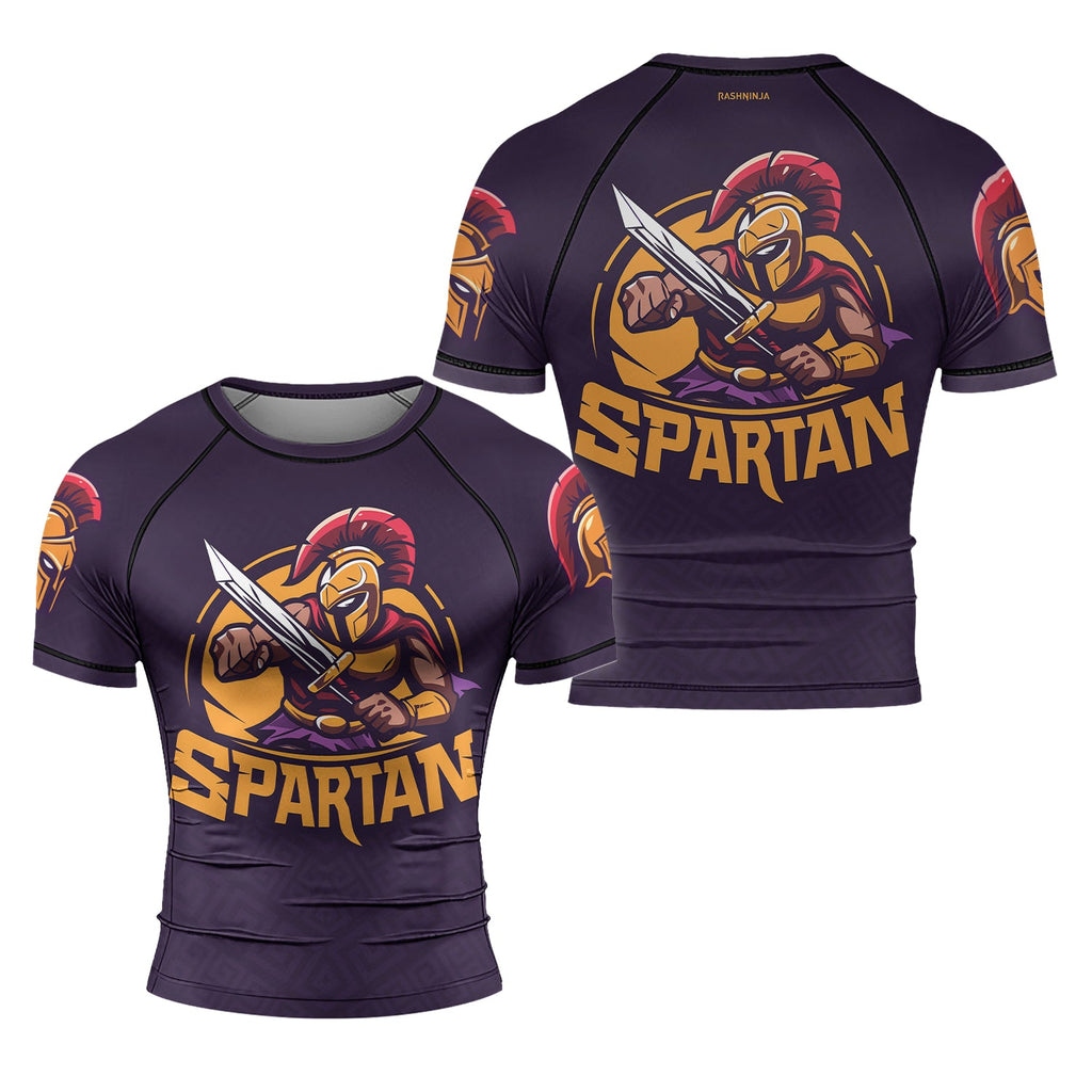 Rashninja Spartan Defender Men's Short Sleeve Rash Guard