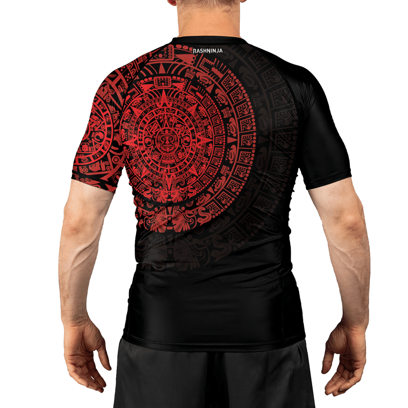 Rashninja Aztec Ranked Men's Short Sleeve Rash Guard