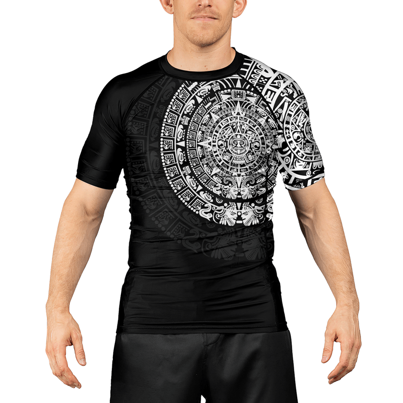 Rashninja Aztec Ranked Men's Short Sleeve Rash Guard