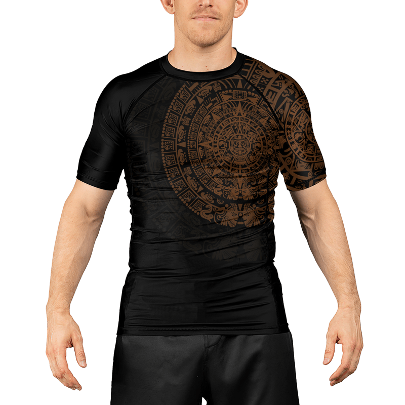 Rashninja Aztec Ranked Men's Short Sleeve Rash Guard