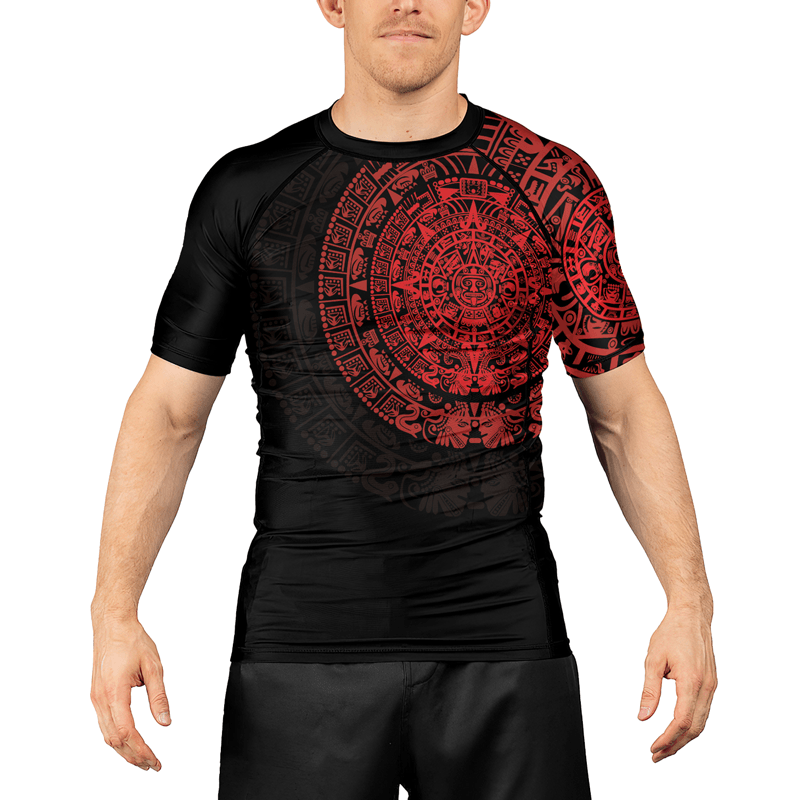 Rashninja Aztec Ranked Men's Short Sleeve Rash Guard