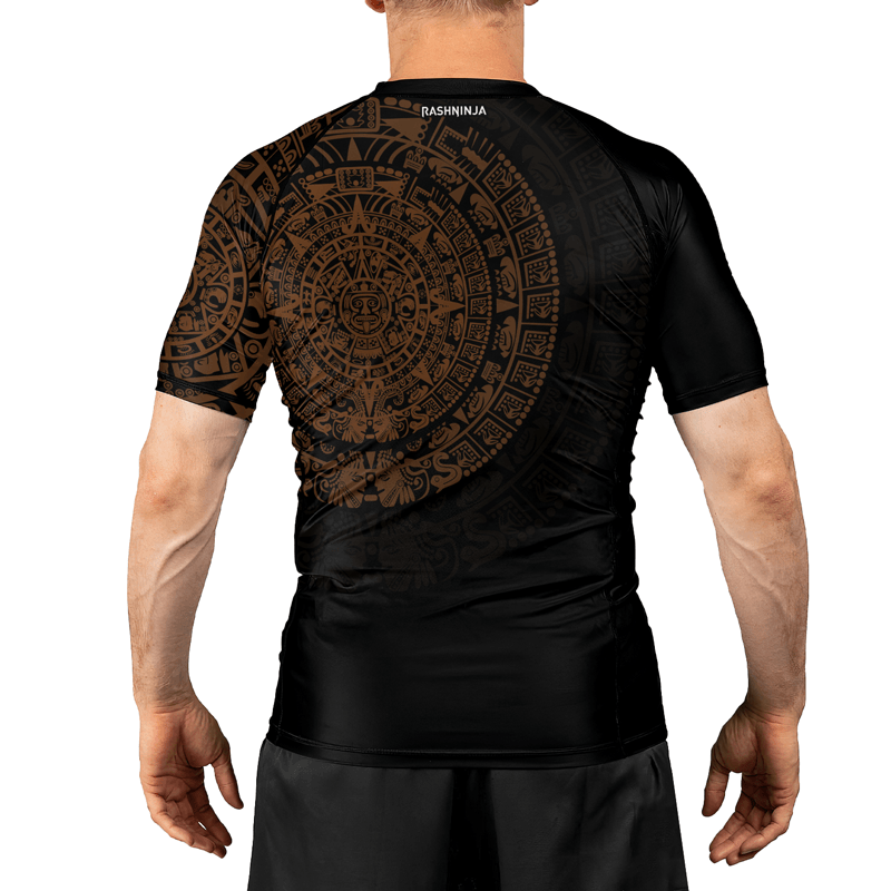 Rashninja Aztec Ranked Men's Short Sleeve Rash Guard