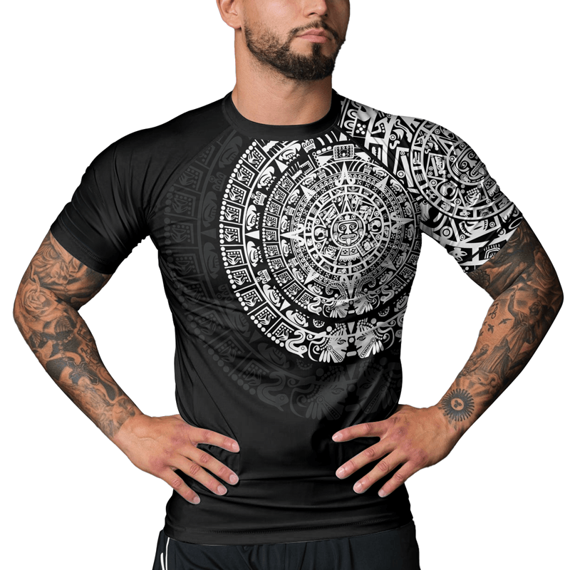 Rashninja Aztec Ranked Men's Short Sleeve Rash Guard
