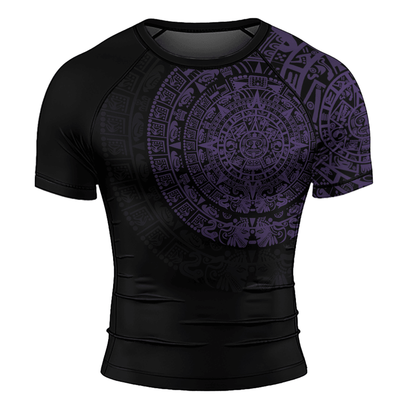 Rashninja Aztec Ranked Men's Short Sleeve Rash Guard