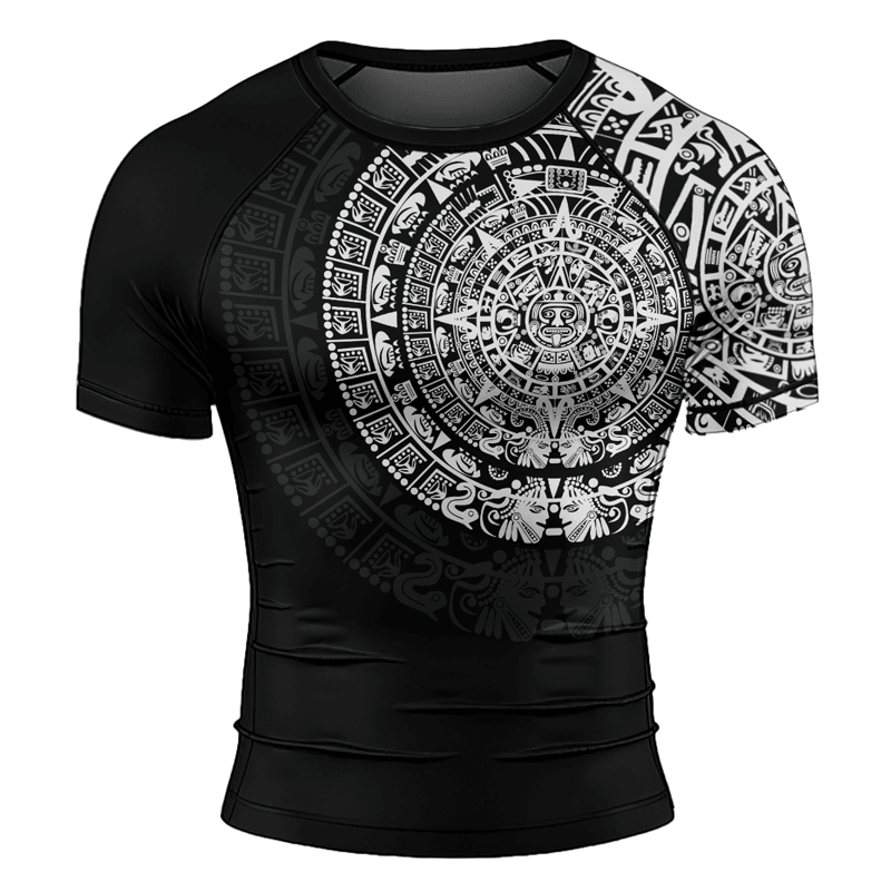 Rashninja Aztec Ranked Men's Short Sleeve Rash Guard